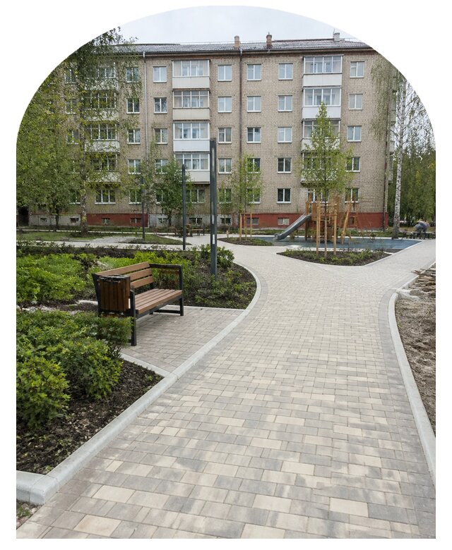 Благоустройство двора МКД под ключ в Владивостоке от 254150 р. | Метпроект-Влд